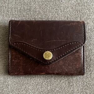 Sophisticated Dark Brown Leather Wallet